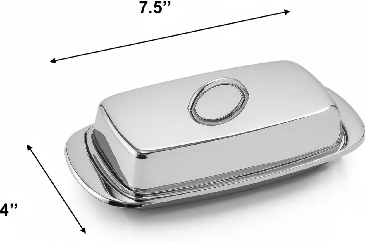 Plato de mantequilla cubierto Cuisinox