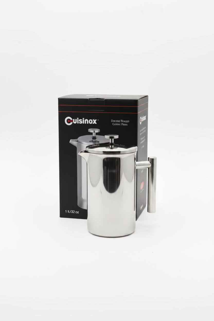 Prensa francesa de acero inoxidable de doble pared Cuisinox