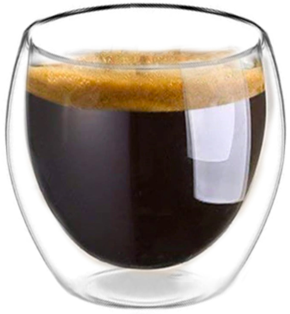 Cuisinox Double Walled Espresso Coffee Glass Cup set of 4