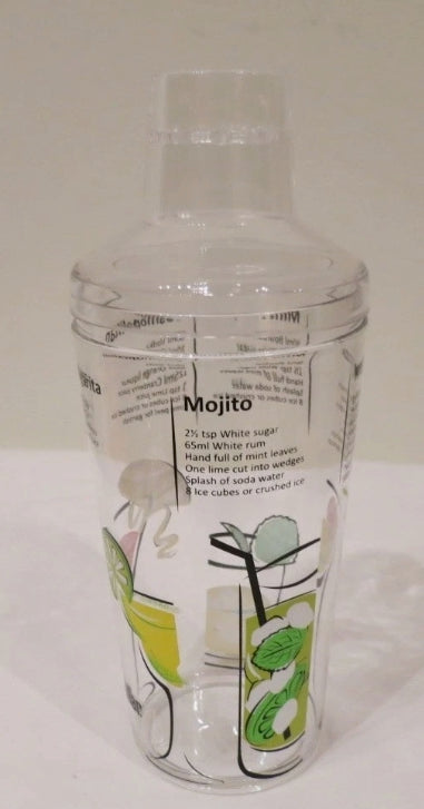 Cuisinox Cocktail Shaker with Drink recipes