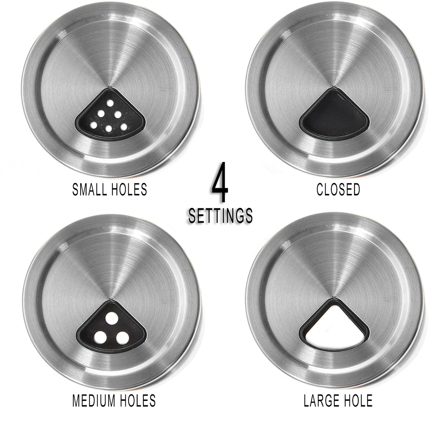 Ensemble salière et poivrière/épices Cuisinox avec support