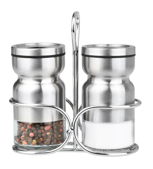 Cuisinox Salt and Pepper / Spice Shaker Set with caddy