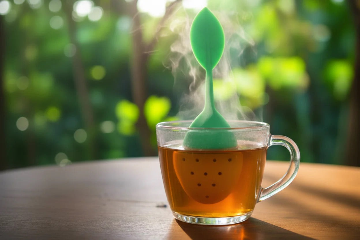 Infusor de té Cuisinox con compartimento de porcelana