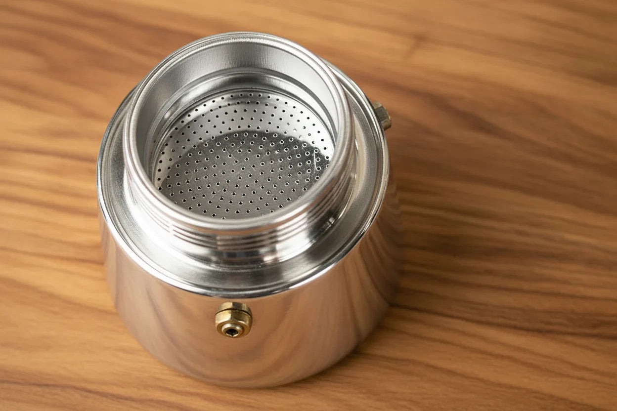 Cafetera espresso Moka de acero inoxidable Cuisinox Roma