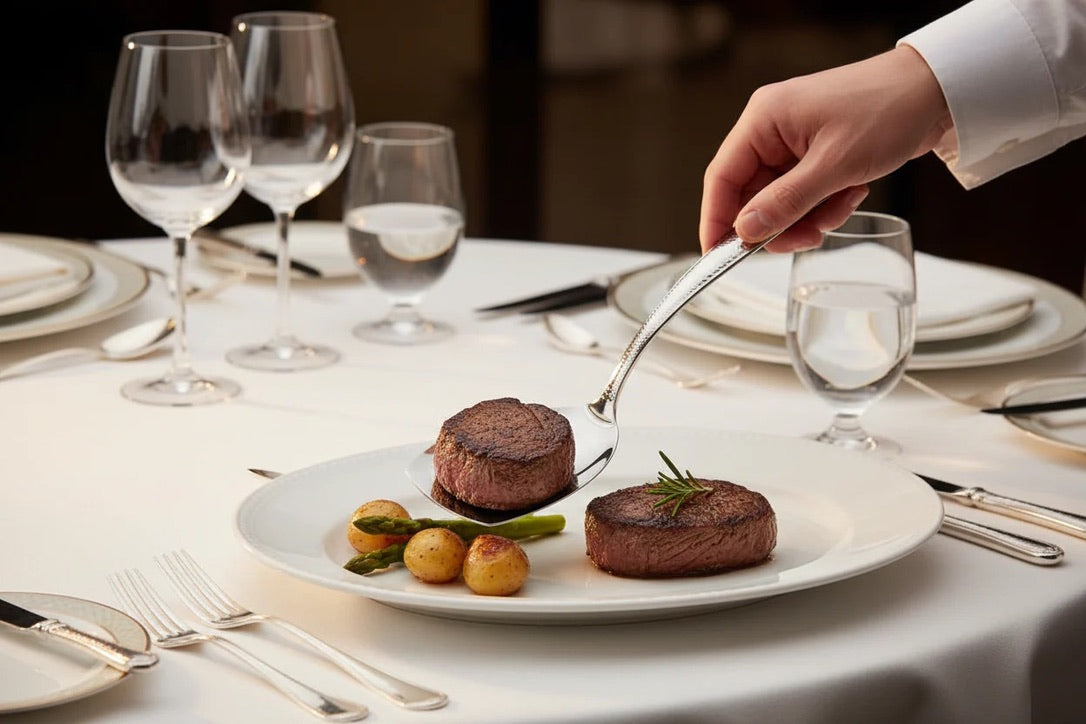 Cuisinox 14" Turner/Server in a Hand-Hammered finish