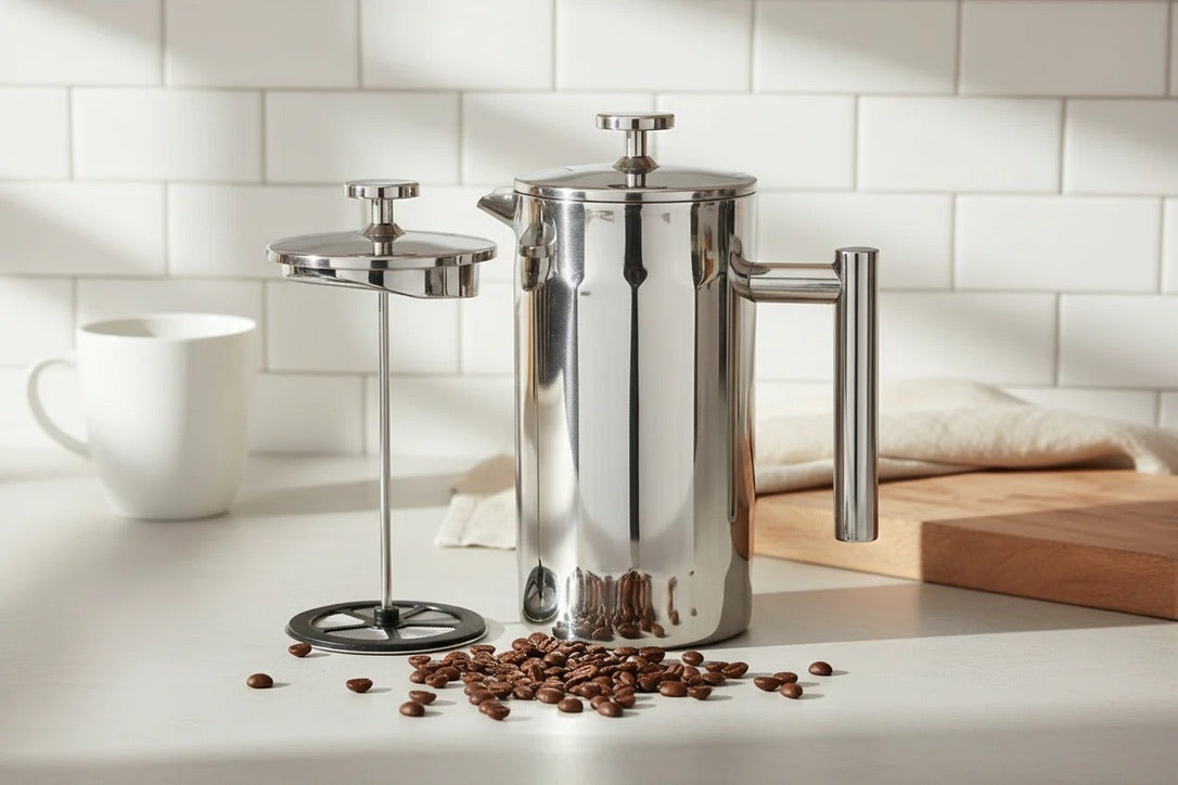 Prensa francesa de acero inoxidable de doble pared Cuisinox