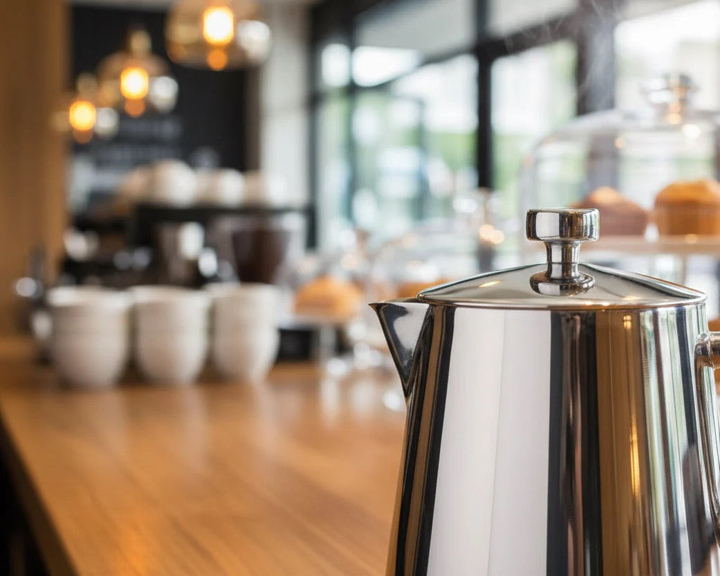 Cafetera espresso Moka de acero inoxidable Cuisinox Roma