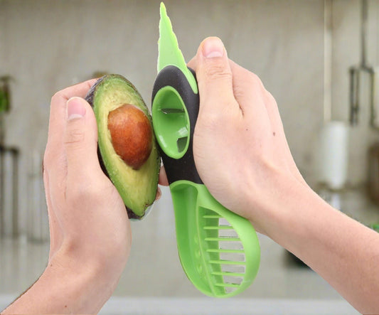 Cuisinox 3-in-1 Avocado Slicer, Green, Multifunctional Knife