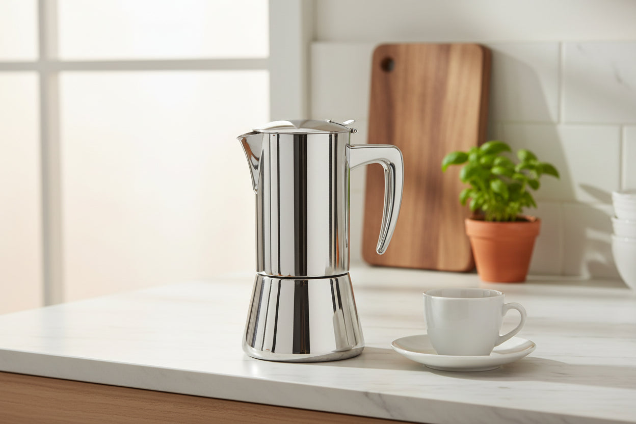 Cuisinox Monza Stovetop Moka Espresso Coffee Maker