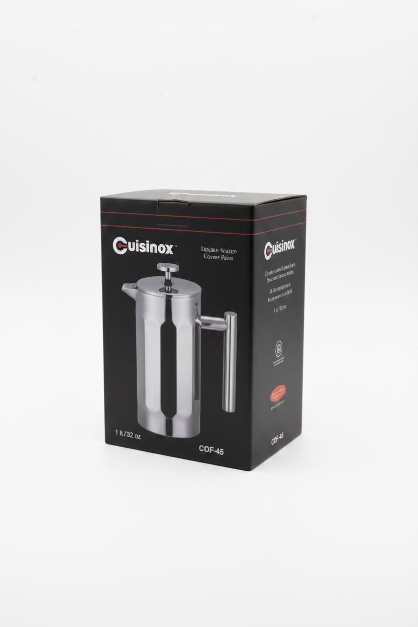 Prensa francesa de acero inoxidable de doble pared Cuisinox