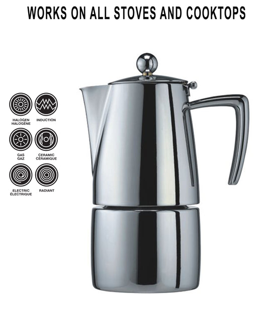 Cuisinox Milano Cafetière expresso Moka Pot