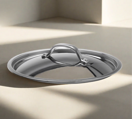Cuisinox Super Elite Couvercle en acier inoxydable avec poignée rivetée