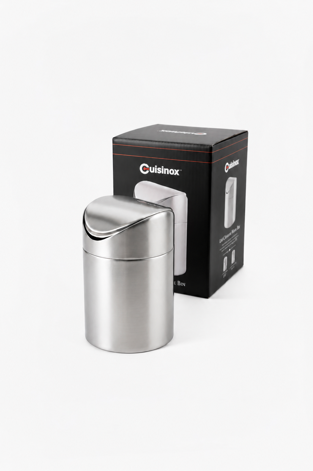 Bac à compost de comptoir Cuisinox en acier inoxydable, capacité de 2 litres