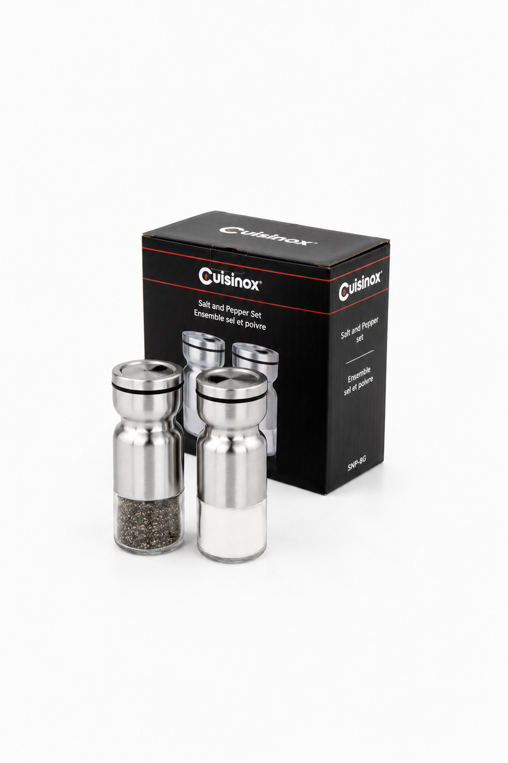 Juego de salero y pimentero/especiador Cuisinox 