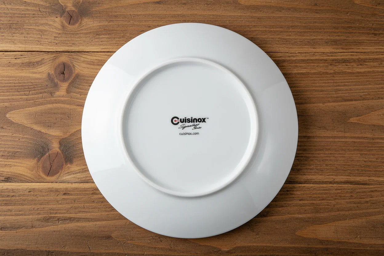 Cuisinox Signature Series Juego de 4 tazas de café expreso, porcelana blanca