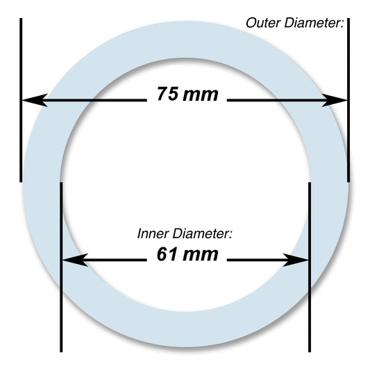 Cuisinox 6 cup Silicone Gasket for Firenza, Liberta and Barista espresso makers