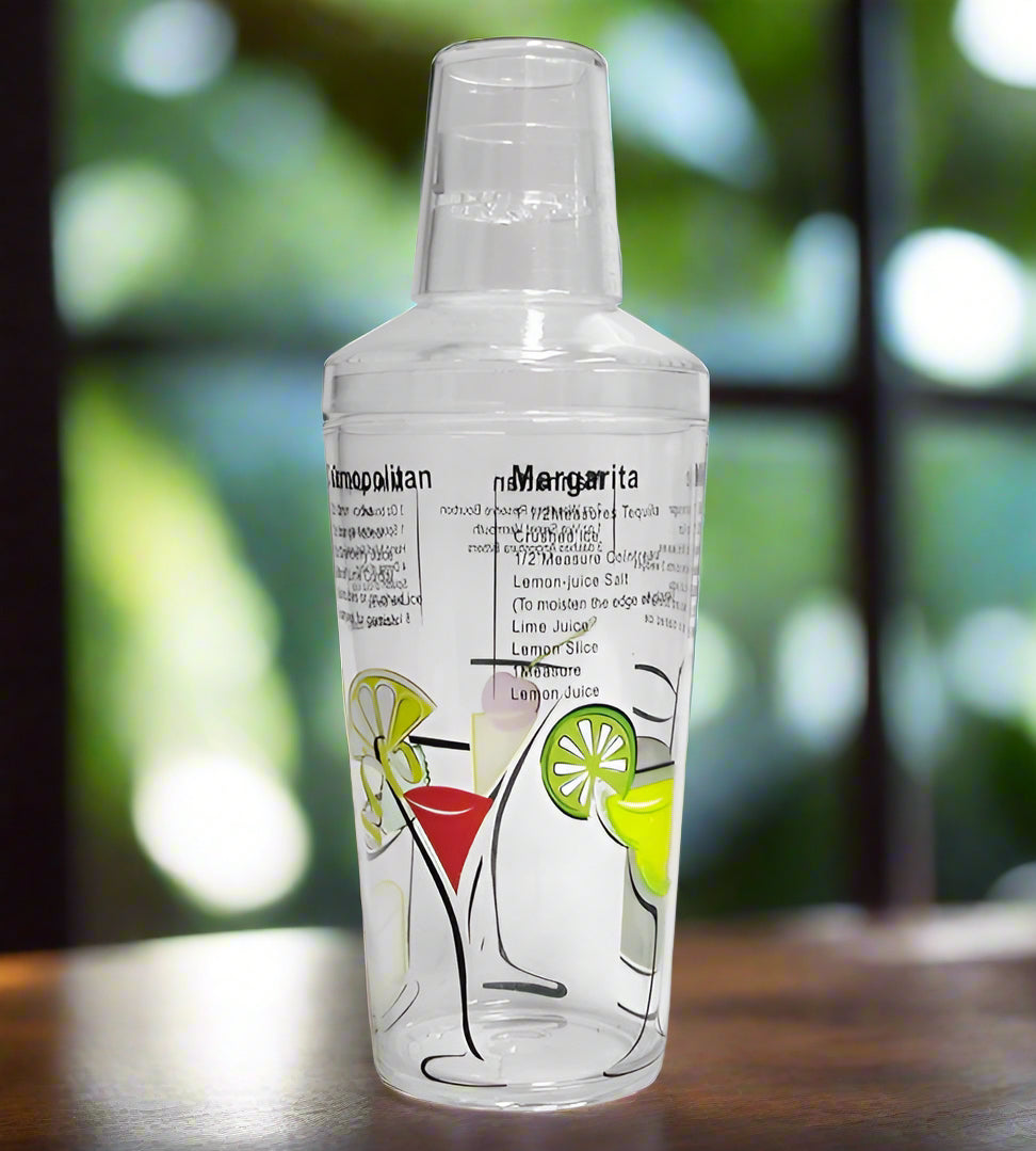 Cuisinox Cocktail Shaker with Drink recipes – Inox Kitchenware
