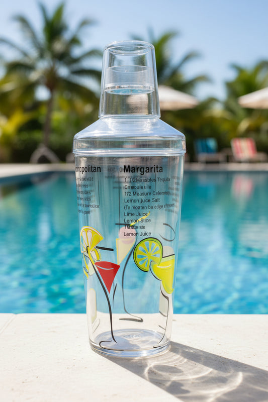 Cuisinox Cocktail Shaker with Drink recipes