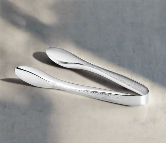 Cuisinox Hand-Hammered Serving Tongs, Stainless Steel
