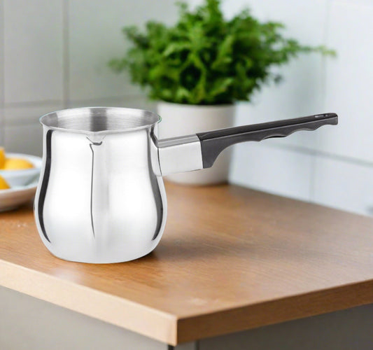 Cuisinox Turkish Cezve Coffee Pot 12 oz , Stainless steel