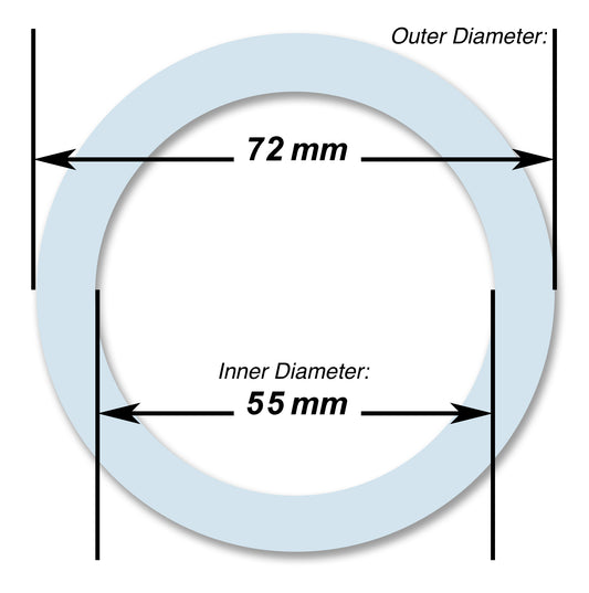 Cuisinox 6 cup Silicone Gasket for Roma, Milano, Alpha, Capri and Bella espresso makers