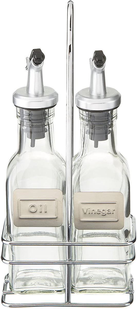 Cuisinox Oil & Vinegar Cruet Set with Caddy