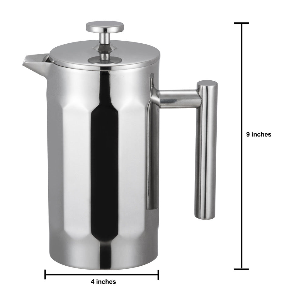 Cuisinox Double Walled Stainless Steel French Press