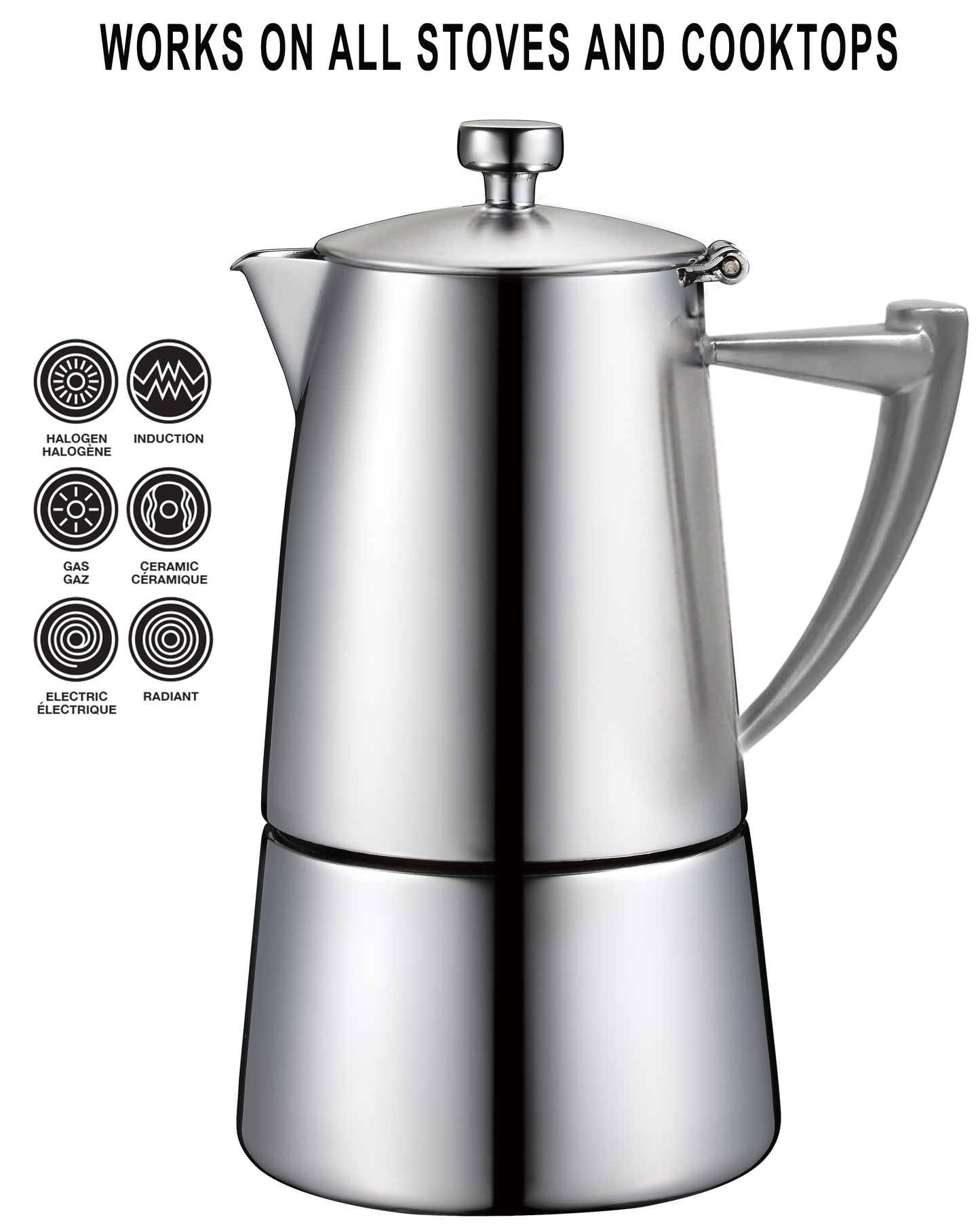 Cuisinox Roma Stovetop Moka Pot Espresso Maker Review - Buy Side from WSJ