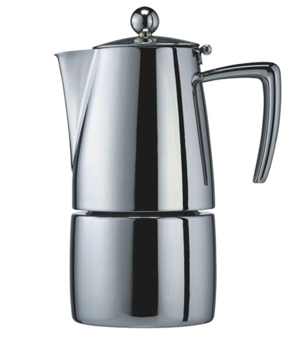 MILANO Stainless/Brushed Steel Stovetop Espresso Maker 6 Cup