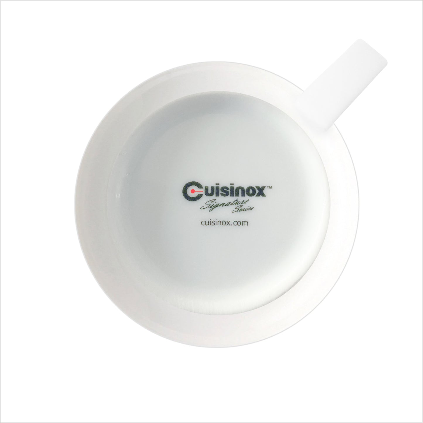 Cuisinox Signature Series Set of 4 Espresso Cups, White Porcelaine